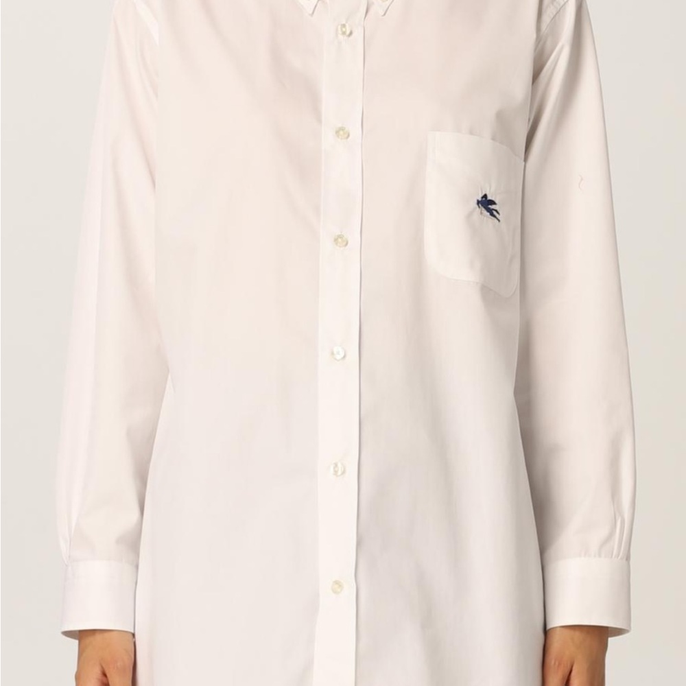 Etro White Button-Up Shirt